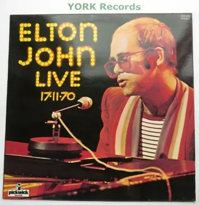 £8.99 • Buy ELTON JOHN - Live 17.11.70 - Excellent Condition LP Record Pickwick SHM 942
