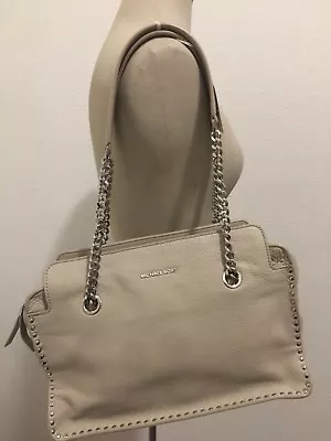 $368 Michael Kors  ASTOR  Handbag GRAY Leather  • $259.99