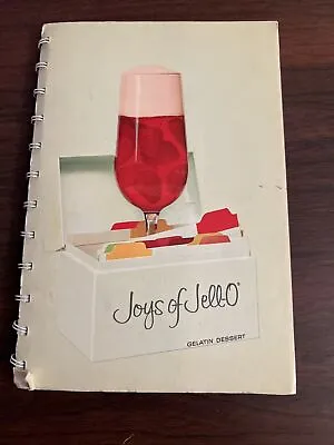 1st Ed 1963 Vintage JOYS Of JELL-O Gelatin Dessert Cookbook Recipes Spiral • $12