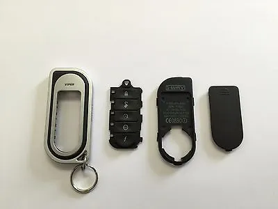 OEM NEW Silver/black Viper Replacement 1-Way Remote Fob Shell Case 7152v 7252V • $185