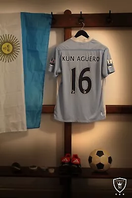 Manchester City Home Shirt 2011/12 KUN AGUERO #16 (L) • $166.46