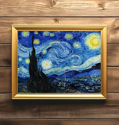 Starry Night By Vincent Van Gogh Museum Quality Art Print • $9.95