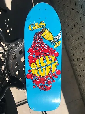 G&S Billy Ruff Chalice Reissue Blue NOS Skateboard Deck Neil Blender Hosoi Gonz • $699