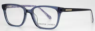 DRAPER JAMES DJ1006 414 Indigo Girls Kids Square Eyeglasses 46-16-130 B:35 • $49.99