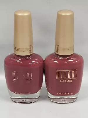 MILANI Nail Polish Lacquer Color # 65 Cool Vibe .45 Oz Each 2 Pcs • $9.94