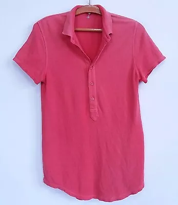 45RPM Forty Five RPM Studio By R Japan Red Pink Ladies Polo Shirt Medium • $8.79