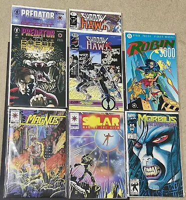 Comic Book Lot Of 8. 1990s Valiant Image Marvel Predator NM-MT High Grade 9+? • £19.46