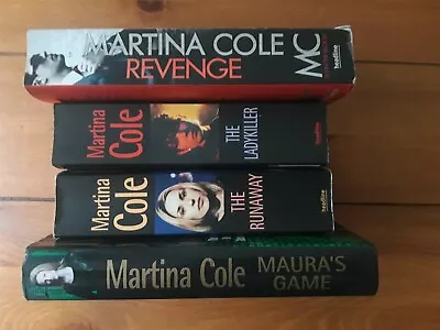 4 MARTINA COLE Books • £5.99