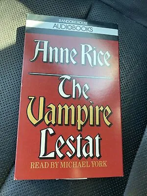 The Vampire Lestat By Anne Rice Read By Michael York 1989 Audiobook Cassettes • $10.99