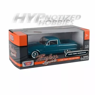 Motormax 1:24 1960 Ford Ranchero Die-cast Turquois 79321 • $17.50