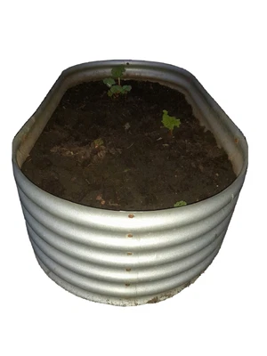 £40 • Buy Large Galvanised Grey Metal Raised Bed Vegetable Planter (160 X 77 X 44cm)
