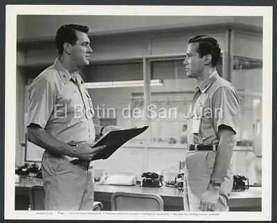 Vtg Motion Picture Photo / A Gathering Of Eagles / Rock Hudson - H. Silva 1963 • $14.95