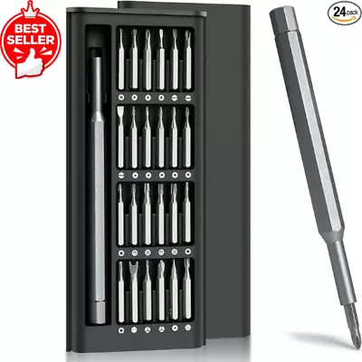 24 In 1 Magnetic Precision Screwdriver Set Computer Pc Phone Repair Fix Tool Kit • $6.90