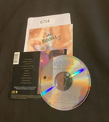 Like A Prayer By Madonna (CD 1989) No Case #G714 • $4.89