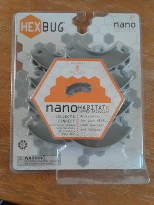 $6.99 • Buy New HEX BUG NANO Habitat ~ 6 CURVED BRIDGES - 6-piece Set
