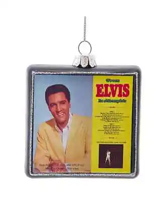 Kurt Adler Licensed Elvis Presley®  From Elvis In Memphis  Album Glass Ornament • $17.88