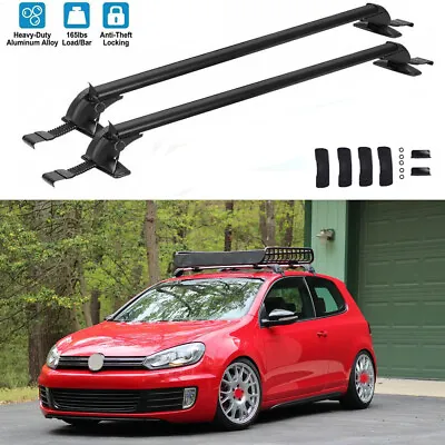 For VW Jetta GLX VR6 Sedan 43.3  Top Roof Rack Cross Bars Luggage Carrier + Lock • $139.50