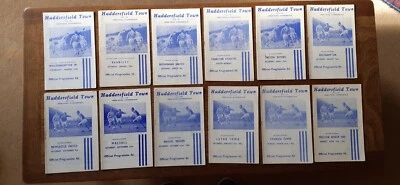 £3.75 • Buy 12 Huddersfield Town Home Programmes, 1960-62, All Listed