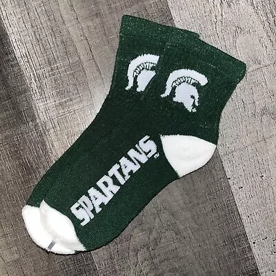 Michigan State Spartans College Team 1/4 Length Socks Youth Kids • $7.98