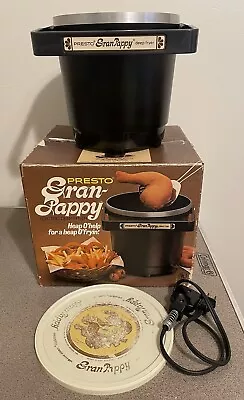 Vintage Presto GranPappy Deep Fryer Tested Working • $38