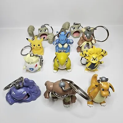 Vintage Pokemon Burger King/Nintendo Key Chains Lot ( 11 ) 1999 Keychains  • $84.99