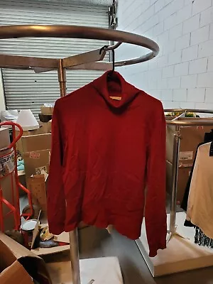 Mainbocher Red Sweater Sz XL • $20