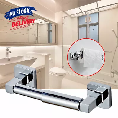 $16.95 • Buy Roll Paper Holder Toilet Wall Mounted Accessory Washroom Rack Rail Bar Bathroom