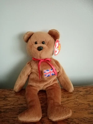 £250 • Buy First Edition Ty Beanie Baby Britannia Bear 1997-  New In Condition