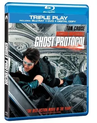Mission Impossible: Ghost Protocol - Tri Blu-ray Expertly Refurbished Product • £2.58
