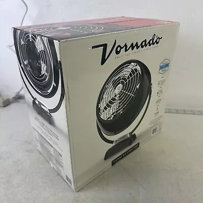 Vornado Vintage 6 Black Metal Fan Air Cooling Circulator Desk Small Vintage6 NEW • $79.99