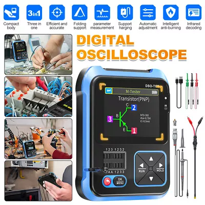 £47.69 • Buy FNIRSI Digital Oscilloscope DSO-TC3 3in1 Transistor Tester LCR Meter Handheld