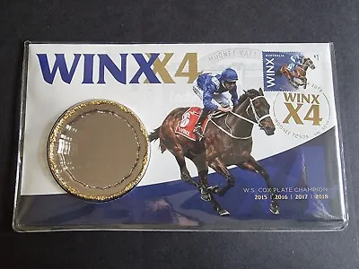 2018 WINX X4 Medallion Cover PNC W.S. Cox Plate Champion ONLY 2018 Issued • £20.27