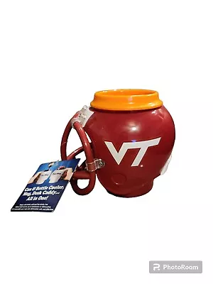 Virginia Tech FanMug Can Bottle Cooler Cup Mug Desk Football Helmet NCAA • $8