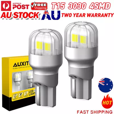 AUXITO 2X T15  W16W 4SMD LED Backup Reverse Light CANBUS Wedge Car Globe 6000K • $16.18