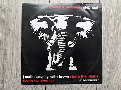 J Majik & Wickaman  – Elephant / Share The Blame : Infrared 12  DRUM & BASS • $6.21