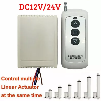 Wireless Remote Controller DC 12V 24V For Linear Actuator Motor Forward Reverse • £14.99