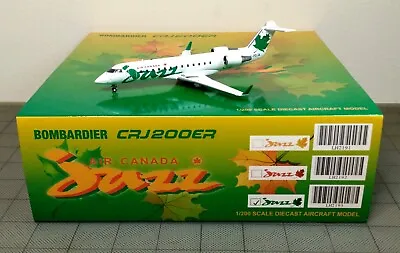 JC Wings 1:200 Air Canada Jazz Bombardier CRJ-200ER C-FDJA    LH2193 Green • $50