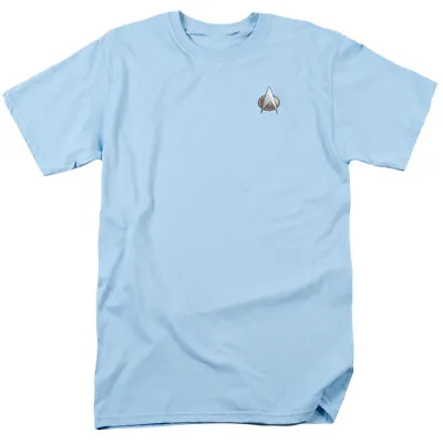 Star Trek Next Generation Science Emblem Slate Licensed Adult T-Shirt • £23.11