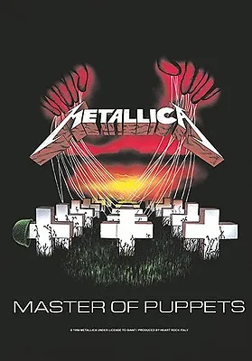 Metallica Master Of Puppets Large Fabric Poster / Flag 1100mm X 750mm (hr)   • £11.99