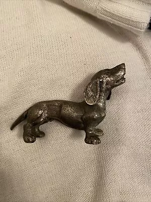 Vintage Brass? Dachshund Ornament - Approx 5.5’’ Retro Cast Sausage Dog • £12.99