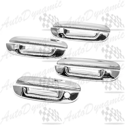 For 2002-2009 Chevy Trailblazer Gmc Envoy Chrome Door Handle Cover Covers 03 04 • $18.99