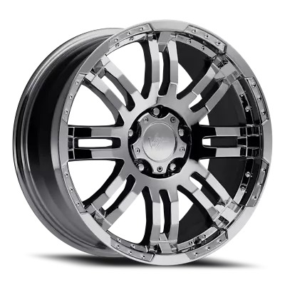 1 New  Chrome Vision  Warrior 17x8.5 5-135  (107994) • $242