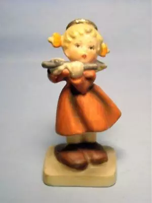 NAPCO Figurine 1959 Angel Musical Series Girl Playing Flute C4012 Vintage • $31.99