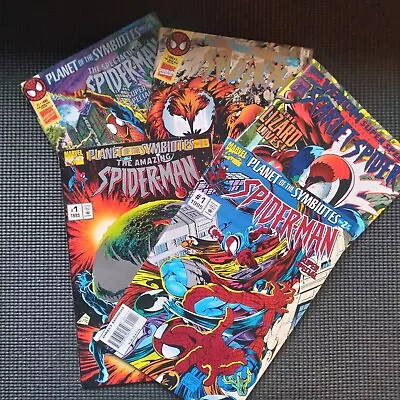 Spiderman  Planet Of The Symbiotes  Parts 1-5 Full Run Super Special Flip Books  • $39.99