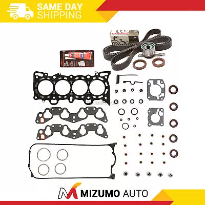 Head Gasket Set Timing Belt Kit Fit 92-95 Honda Civic VTEC 1.6 SOHC D16Z6 • $102.95