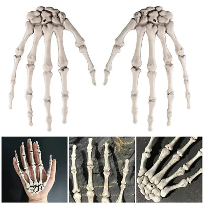 £7.33 • Buy Halloween Skeleton Skull Claw Hand Bones Horror Haunted House Secret Room Props