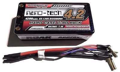 £48.99 • Buy Turnigy NanoTech 4200mAh Shorty Short 2s 7.4v Racing LiPo Battery 65c 130c Deans
