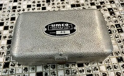 LOADED Vintage UMCO Corporation Model P-9 Aluminum 2-Sided Tackle Box NICE • $29.50