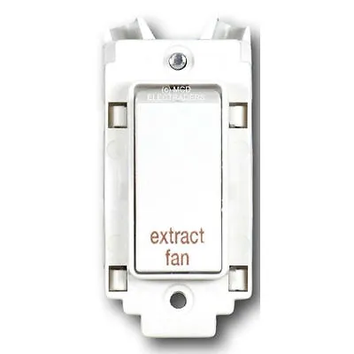 Crabtree 4460/EF Grid Switch 20a DP Marked  Extract Fan  • £8.30