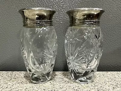2 Vintage 1989 Ralph Lauren Climate Response Body Lotion Bottle Cut Glass Empty • £19